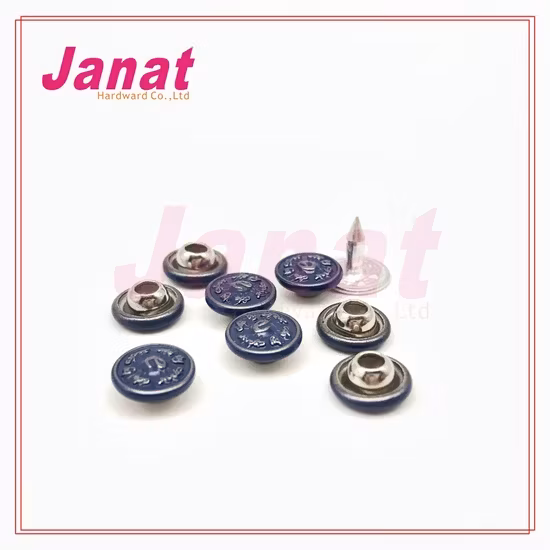 Đinh tán kim loại màu bạc Dtm, sản phẩm chất lượng cao dành cho quần jeans kiểm tra đầy đủ và có màu xanh phong cách