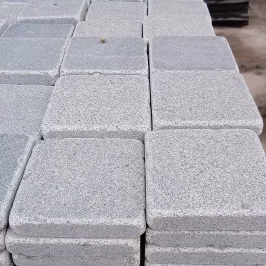 Đá granite tự nhiên màu xám, với công nghệ đánh lửa và đánh bóng, có thể tùy chỉnh