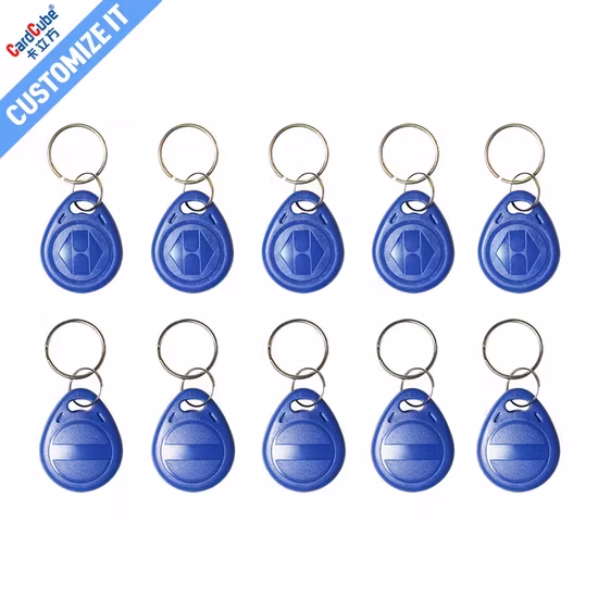 Mẫu móc khóa NFC RFID ABS bền phù hợp cho bán buôn và sử dụng miễn phí