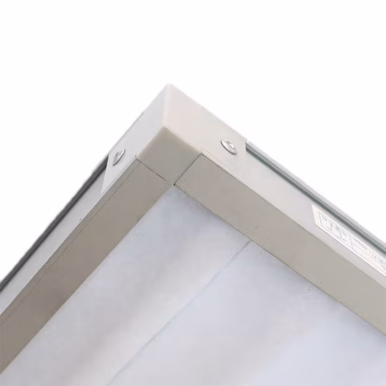 Bộ lọc không khí hiệu suất chính panel pleated với lưới kim loại