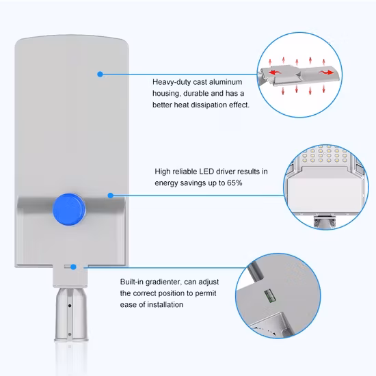 Đèn đường năng lượng mặt trời LED phổ biến dành cho khu vườn