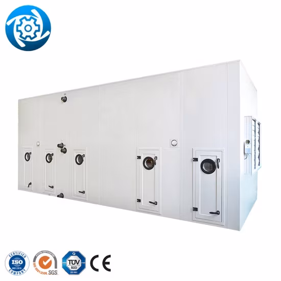 Thiết bị xử lý không khí cho hệ thống làm nguội nước, 4 hàng Trần loại Ahu với Máy Tuyere luồng Jet