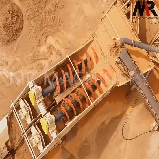 Máy rửa cát xoắn ốc Lsx: Giải pháp tối ưu cho việc xử lý cát sông