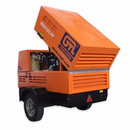 Máy nén diesel di động 185cfm 5m3/Min 7bar - Sự lựa chọn hàng đầu tại Kazakhstan cho động cơ di động