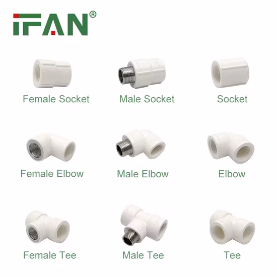 Ống PVC UPVC Ifan Nữ Ren 1/2PVC Sch 40 - Sản phẩm chất lượng cao