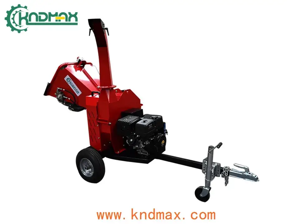 Máy băm gỗ thủy lực Kndmax 15HP – Hệ thống cấp liệu thủy lực mạnh mẽ, tiết kiệm năng lượng