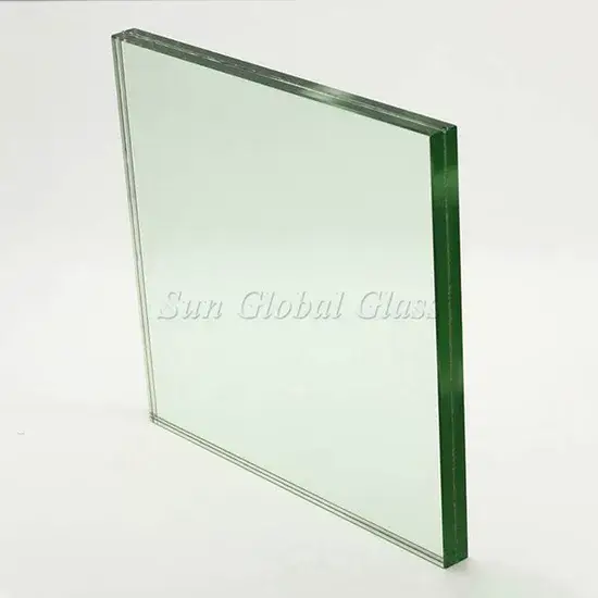 Kính an toàn trong suốt 6.38mm cho phòng tắm, rèm tường, lan can và hàng rào