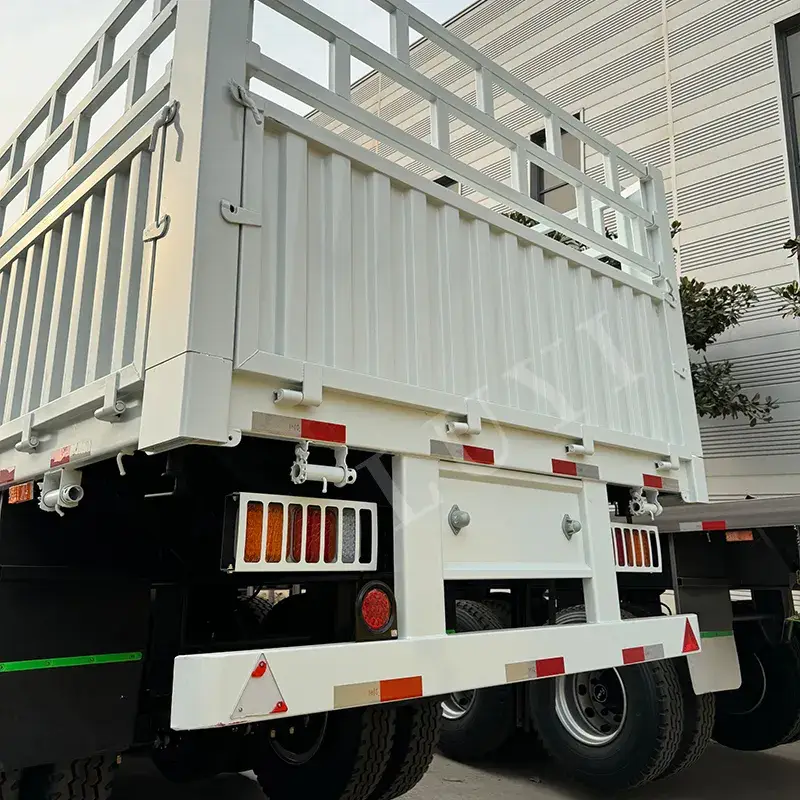 Rơ moóc 40FT thấp chất lượng cao với tường bên cho vận chuyển hàng hóa
