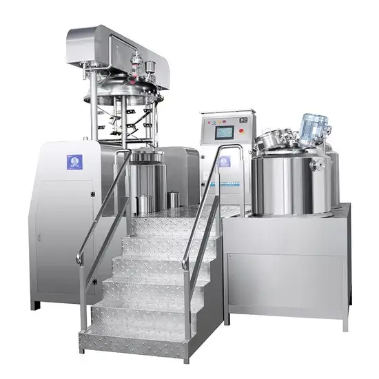 Máy sản xuất kem đánh răng 600L - 2000L với công nghệ trộn chân không và đồng nhất hóa