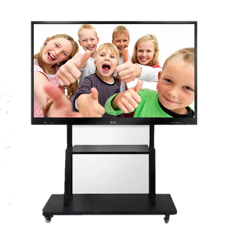 Bảng tương tác phẳng kỹ thuật số thông minh 65, 75, 86, 100 inch cho môi trường học tại Trung Quốc hình ảnh 12-description