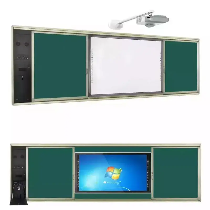 Bảng tương tác phẳng kỹ thuật số thông minh 65, 75, 86, 100 inch cho môi trường học tại Trung Quốc hình ảnh 15-description