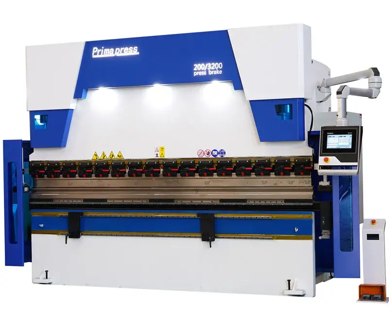Thiết bị máy uốn kim loại thủy lực CNC 250ton/ 4000mm 4+1 trục với bộ điều khiển Delem