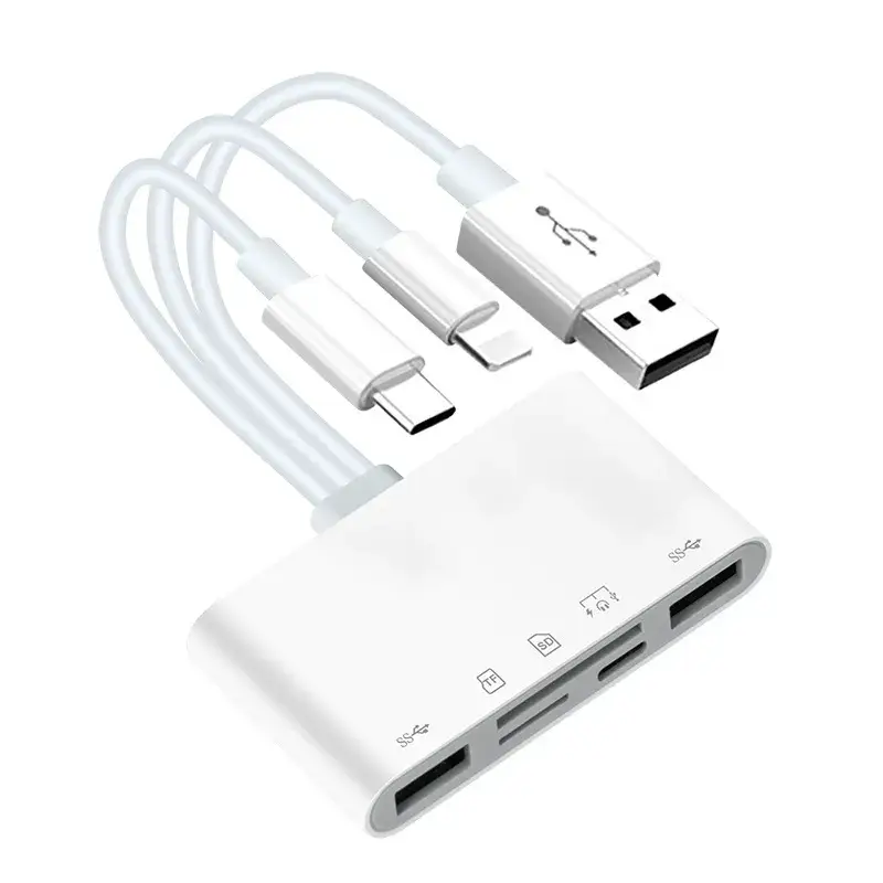 Đầu đọc thẻ nhớ SD TF bán buôn, thiết bị chuyển đổi USB Flash Drive OTG