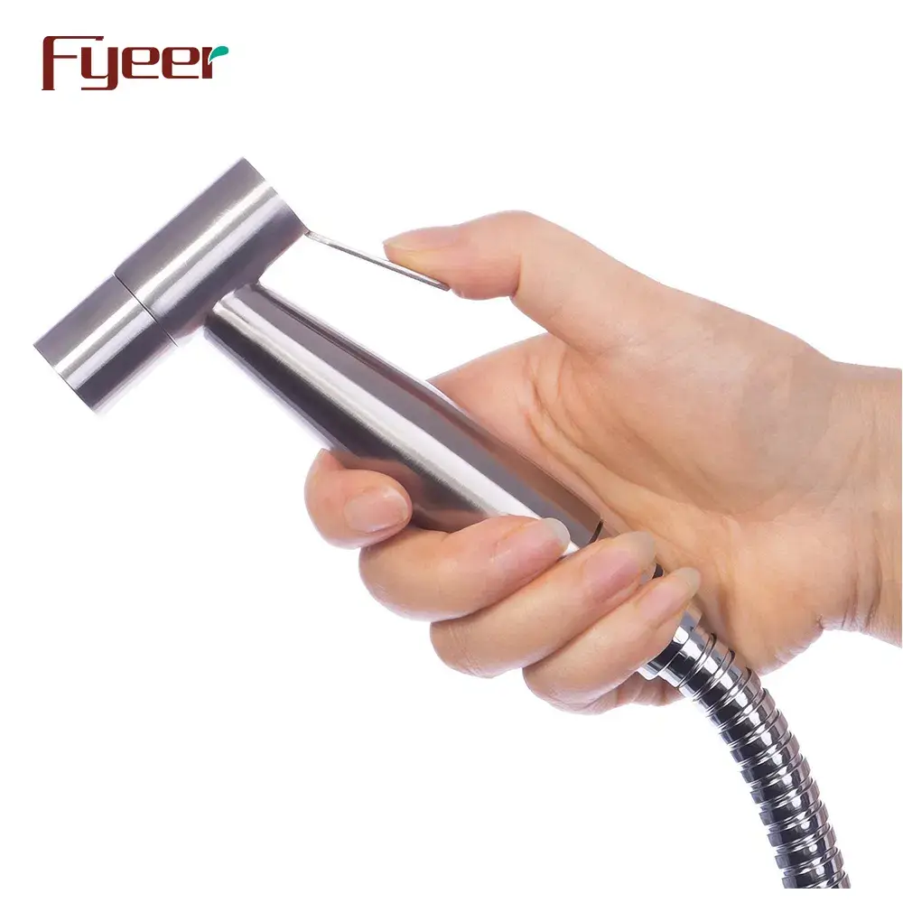 Bình xịt vệ sinh cầm tay bằng thép không gỉ Fyeer 304, với ống linh hoạt và giá treo - Sản phẩm được đề xuất từ nhà cung cấp