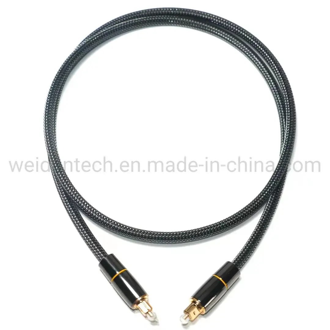 Cáp âm thanh Toslink Cool Design HQ, thời trang với vỏ bọc lưới nylon chất lượng cao