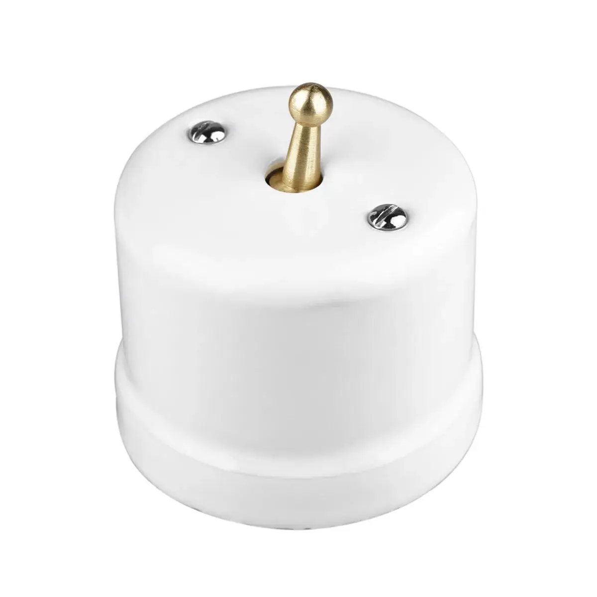 Công tắc điện gốm cổ điển phù hợp với hệ thống điện Đan Mạch, Hy Lạp và Iceland