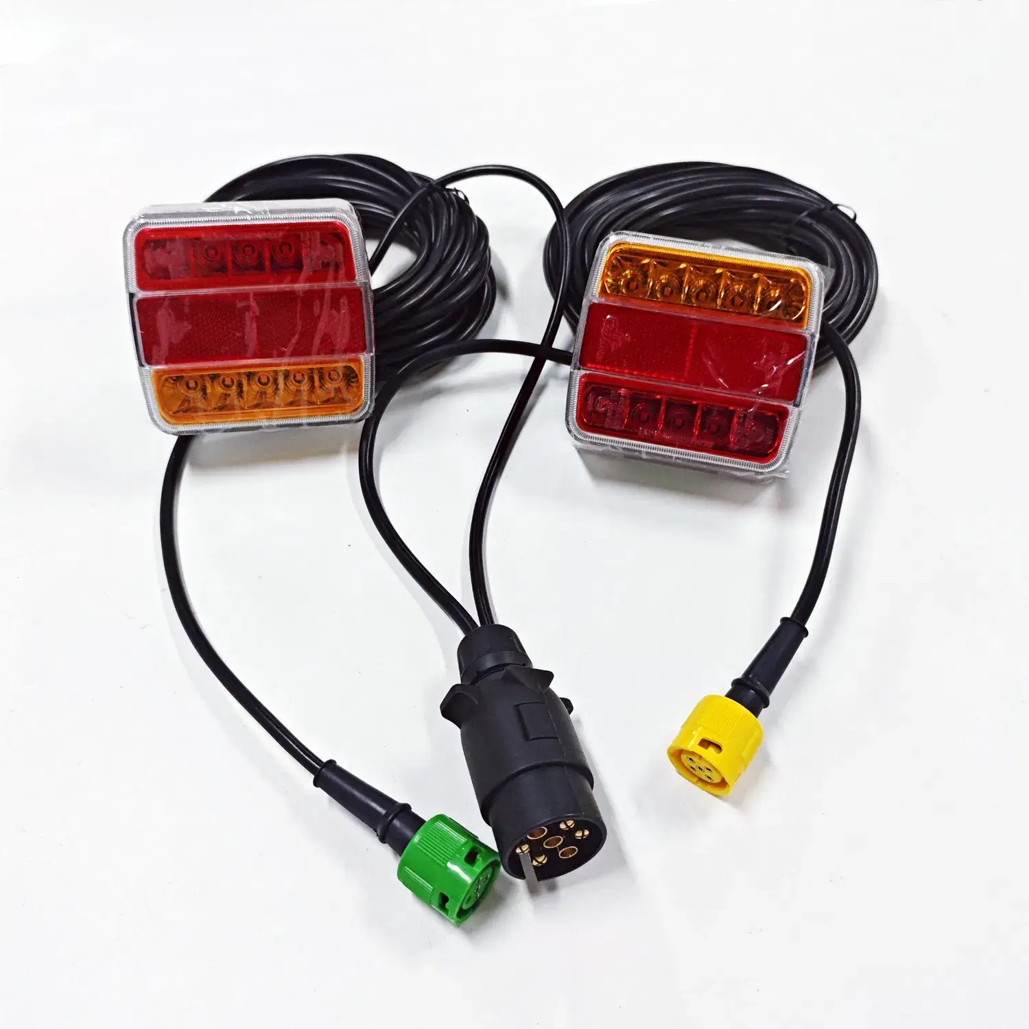 Bộ dây cáp đèn hậu LED cho xe tải, sử dụng đầu nối 7 chân