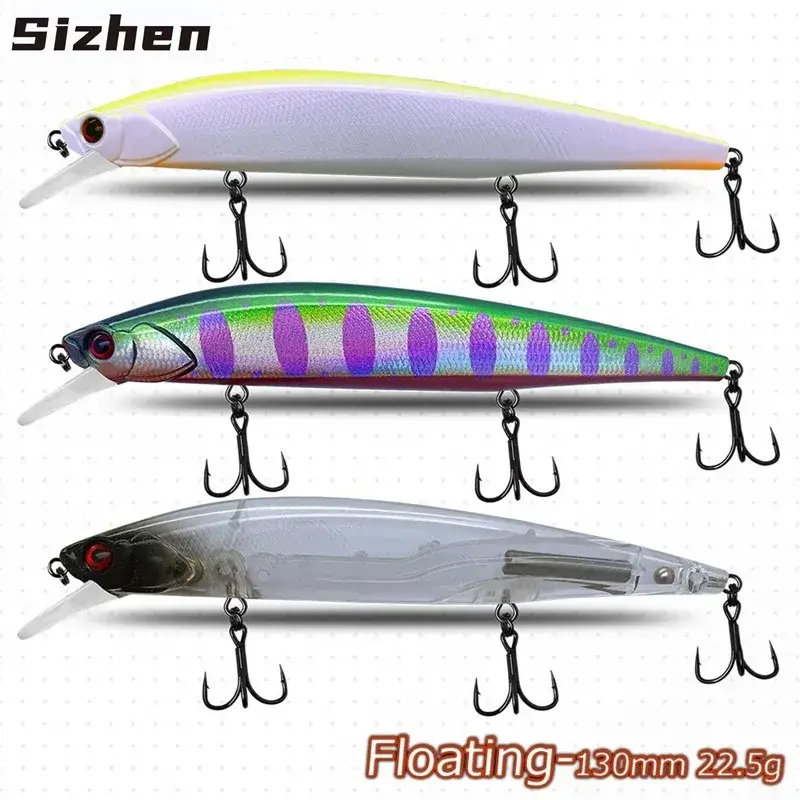 130mm/22.5g Mồi Cứng Cho Câu Cá Nổi