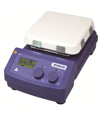 Bếp từ khuấy dòng Ms 20L cho phòng thí nghiệm, tối đa 100~1500rpm, tích hợp chức năng gia nhiệt