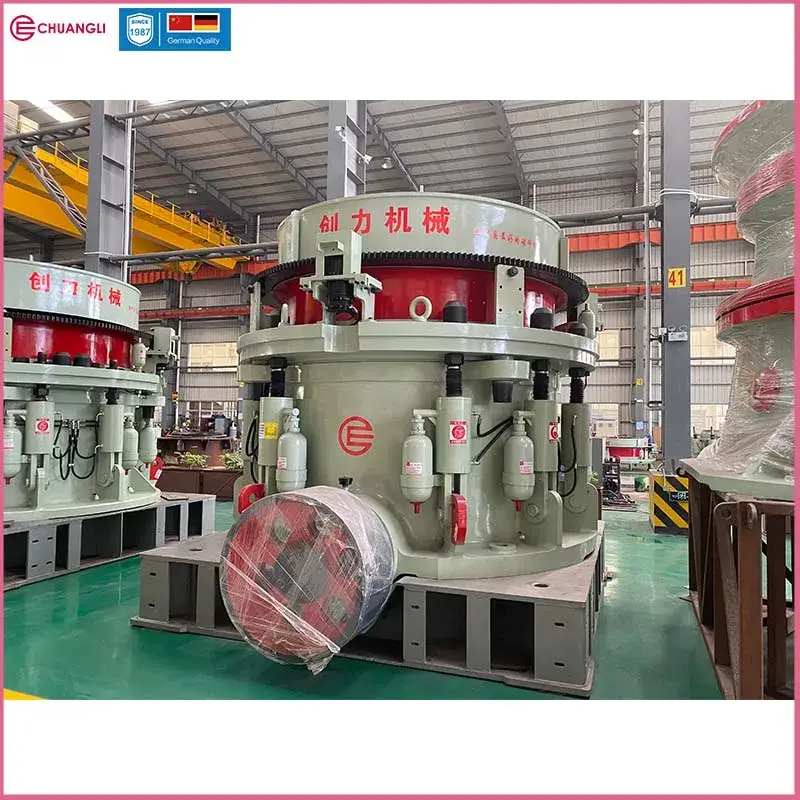 Thiết bị nghiền đá mỏ đá ore crusher: Lò xo thủy lực tiện lợi