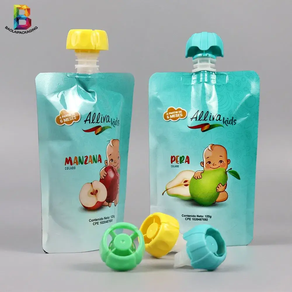 Bao bì đồ uống tiện lợi với thiết kế túi đứng độc đáo và vòi tiện lợi