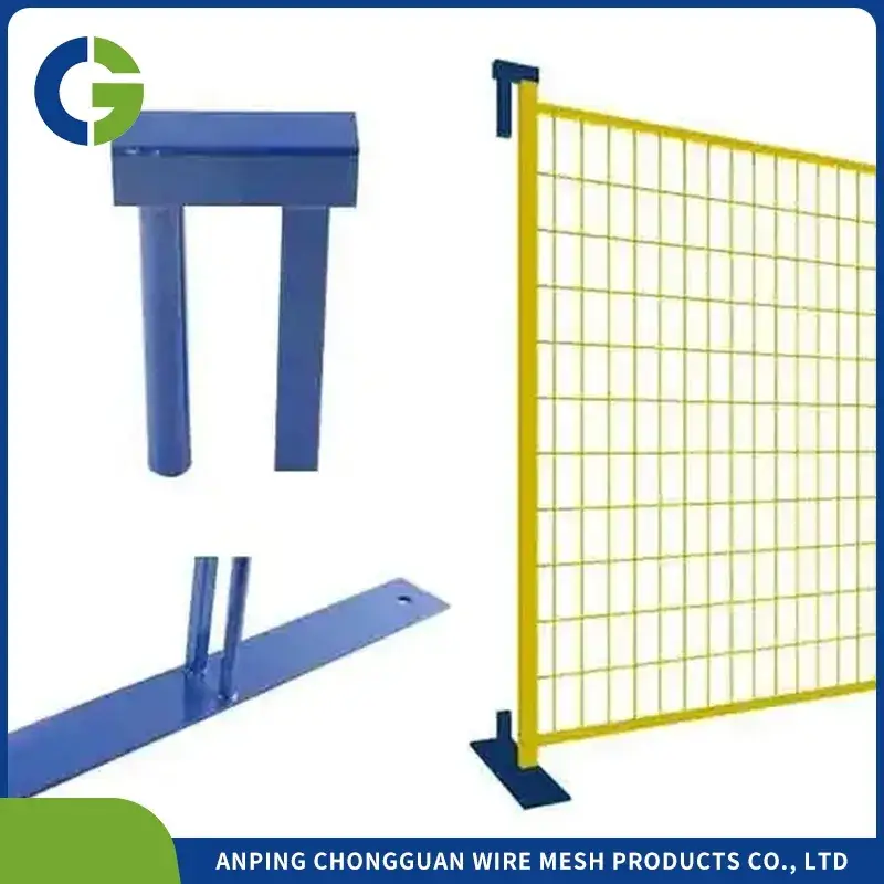 Rào chắn di động tạm thời theo tiêu chuẩn Mỹ với dây xích, phục vụ xây dựng và công trình