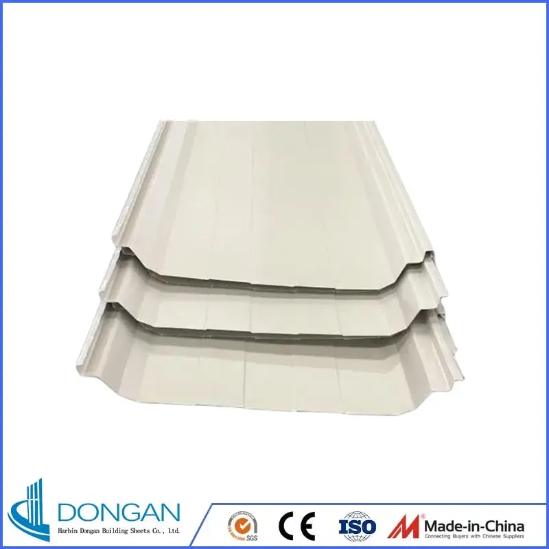 Độ cong tùy chỉnh tấm mái tôn PVC Đongan từ Hắc Long Giang Trung Quốc
