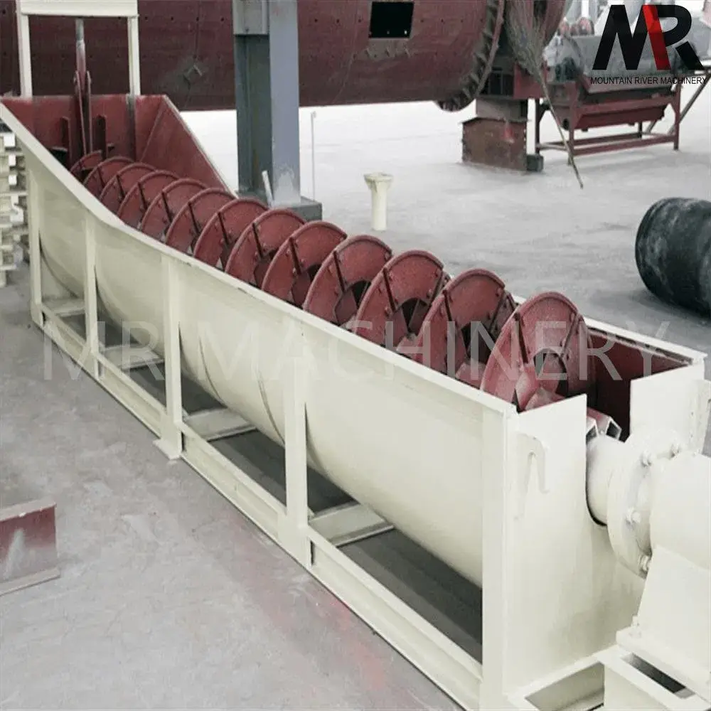Máy rửa cát xoắn ốc Lsx: Giải pháp tối ưu cho việc xử lý cát sông