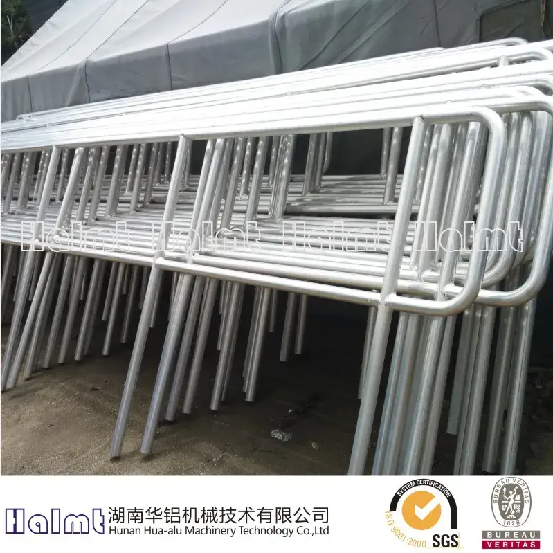 Thang nhôm thẳng một bước cấp có cổng an toàn