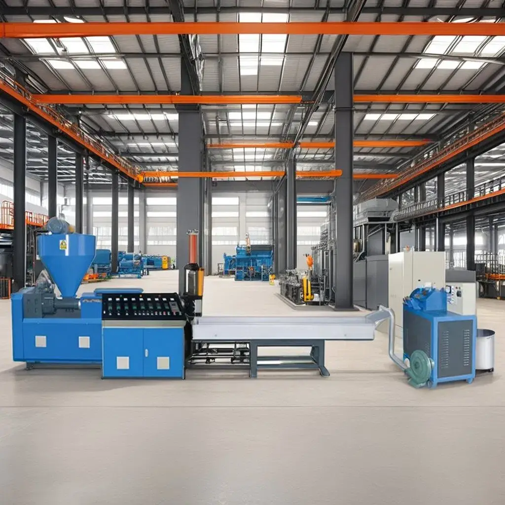 Máy tách tái chế đồng và nhựa bằng cơ chế vít đôi hiệu quả