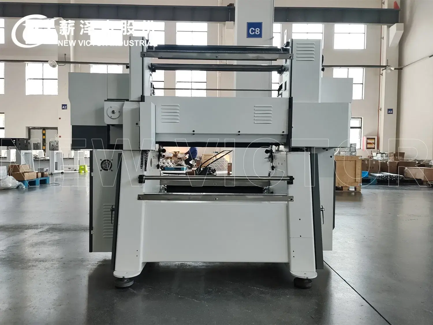 Thiết bị đan sợi di động với công nghệ PLC cao cấp