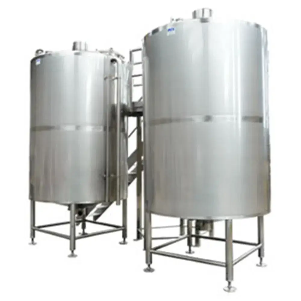 Bể lên men bằng vật liệu không gỉ, có khả năng gia nhiệt, khuấy trộn, làm mát và đựng chất lỏng