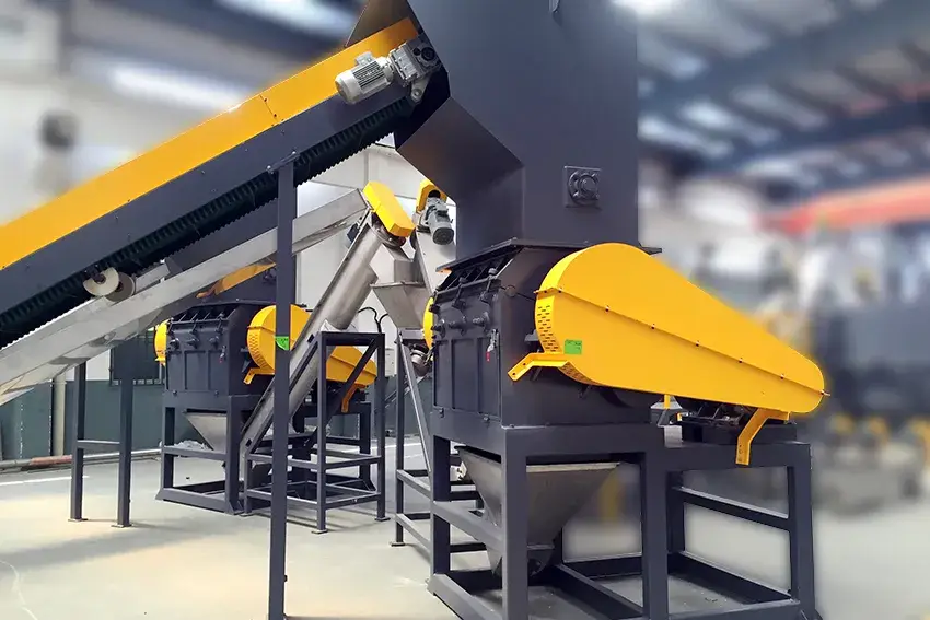 Dòng sản phẩm tái chế chất thải nhựa tự động cho thú cưng / Thiết bị sản xuất rửa tái chế phế liệu thú cưng tự động