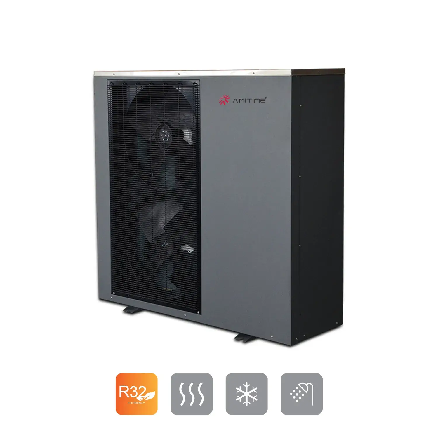 Bơm nhiệt Mitsubishi Amitime với chất lượng ISO9001, đóng gói bằng hộp carton và pallet gỗ
