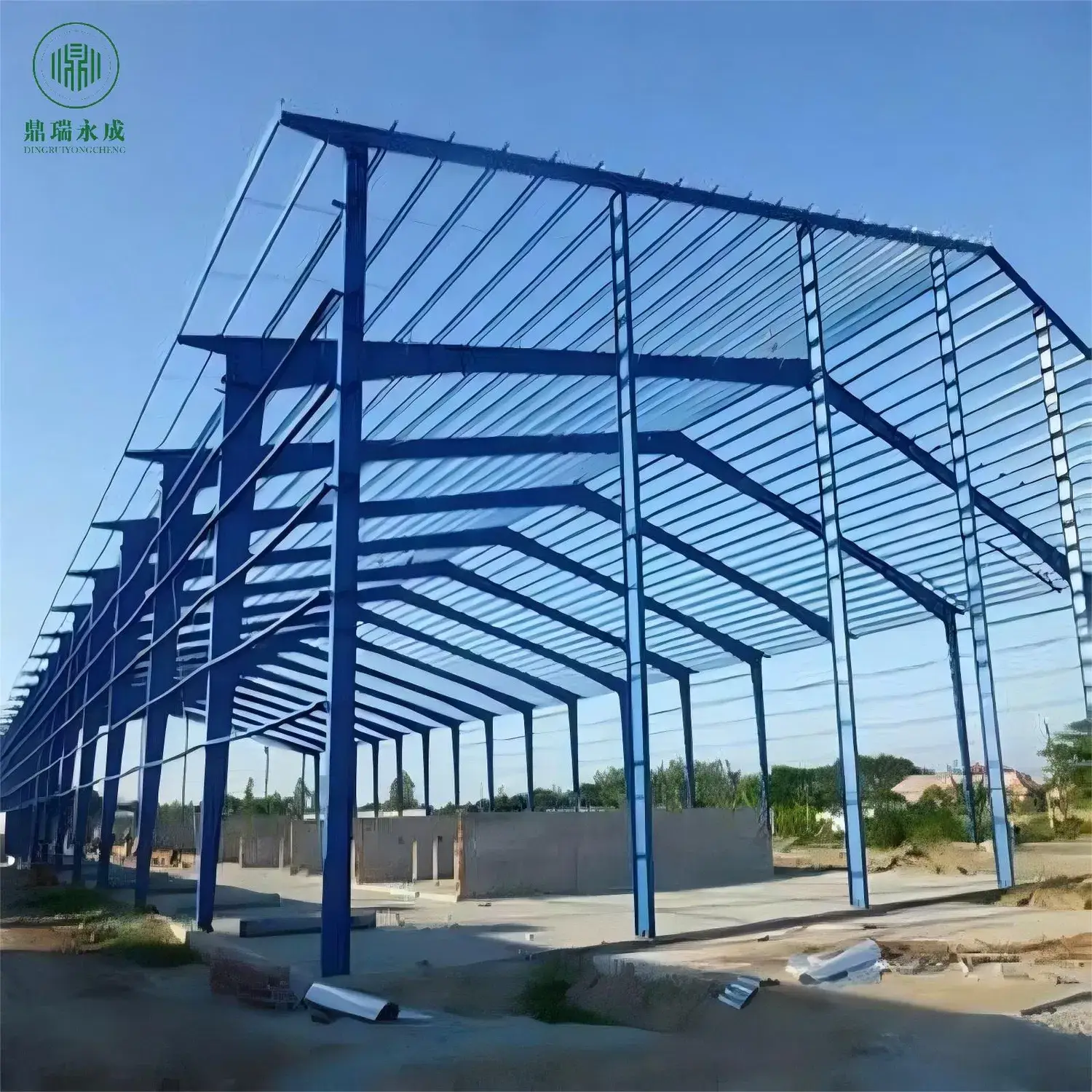 Các dự án kho thép tiền chế xây sẵn khung cổng nóng, nhà xưởng thép tiện lợi để mua