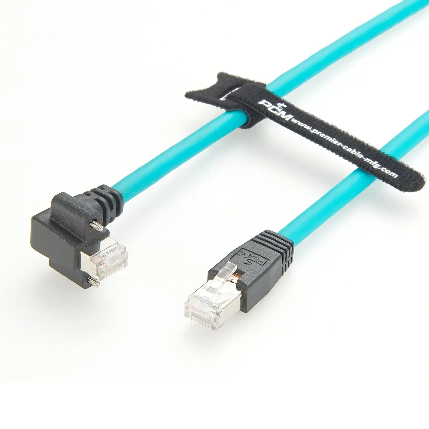 Cáp Ethernet Gige góc vuông RJ45 cho các hãng Omron, Sentech, Allied Vision, IDS Imaging, Euresys, Bitflow, Daheng Imaging, Cognex, Teledyne Dalsa