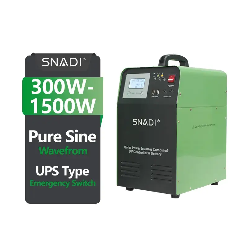 Hệ thống năng lượng mặt trời di động sóng sin thuần - Giảm giá 10% cho sản phẩm 300W, 500W, 1000W, 1500W