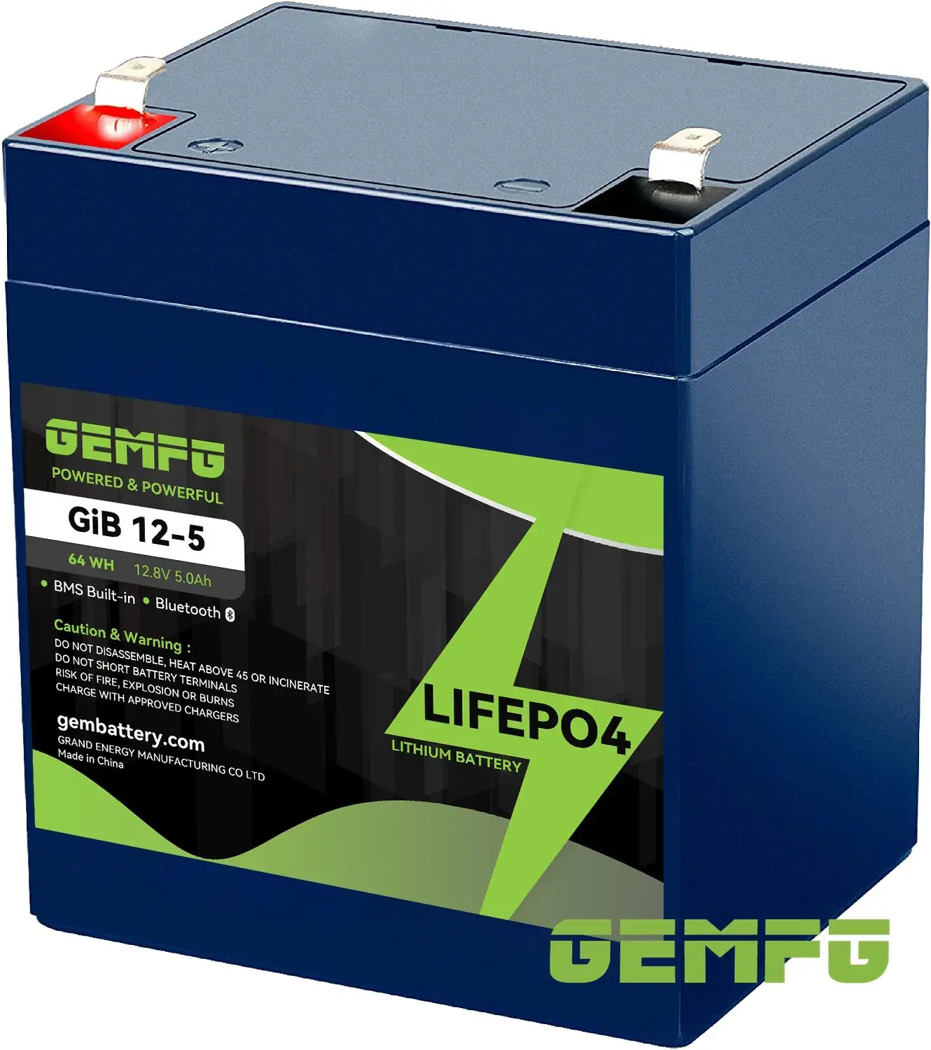 Pin Lithium Ion LiFePO4 sạc lại dạng prismatic 72V 48V 36V 24V 12V có tuổi thọ dài 12.8V20Ah