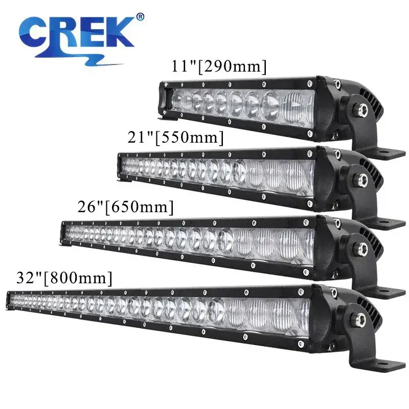 Đèn LED thanh đơn hàng cho SUV, xe tải địa hình Jeep - Tự chọn kích thước và công suất phát sáng