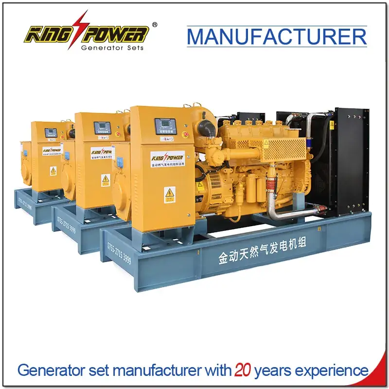Bộ phát điện 250kVA 200kw sử dụng khí tự nhiên CNG LNG, đảm bảo hoạt động ổn định