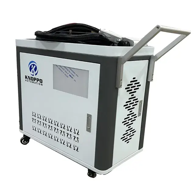 Thiết bị lái sạch laser sợi quang 200W cho việc loại bỏ sơn, gỉ sét trên thép - Nguồn laser Raycus