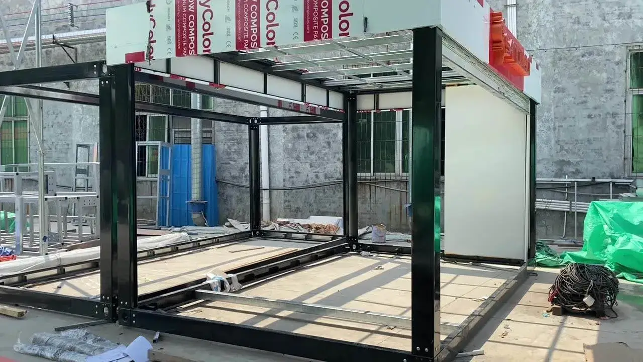 Thiết kế hiện đại và nhanh chóng: Nhà container sống lắp ráp bằng vật liệu thép di động