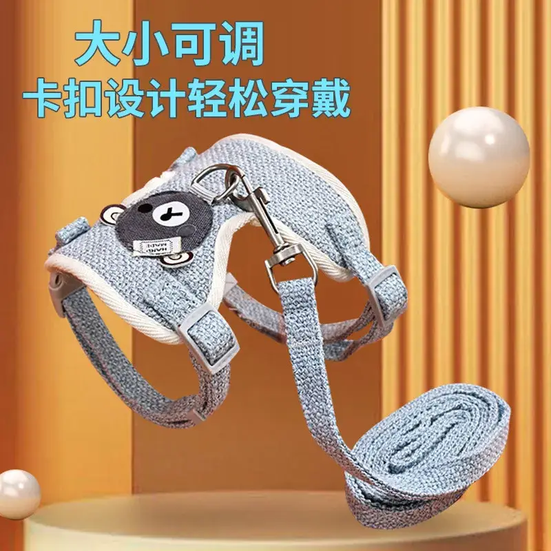 Đai Điều Chỉnh Ngực cho Chó Kèm Dây Dắt An Toàn cho Thú Cưng