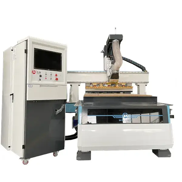 Máy CNC gỗ tự động 1325: Thay đổi dụng cụ một cách tự động