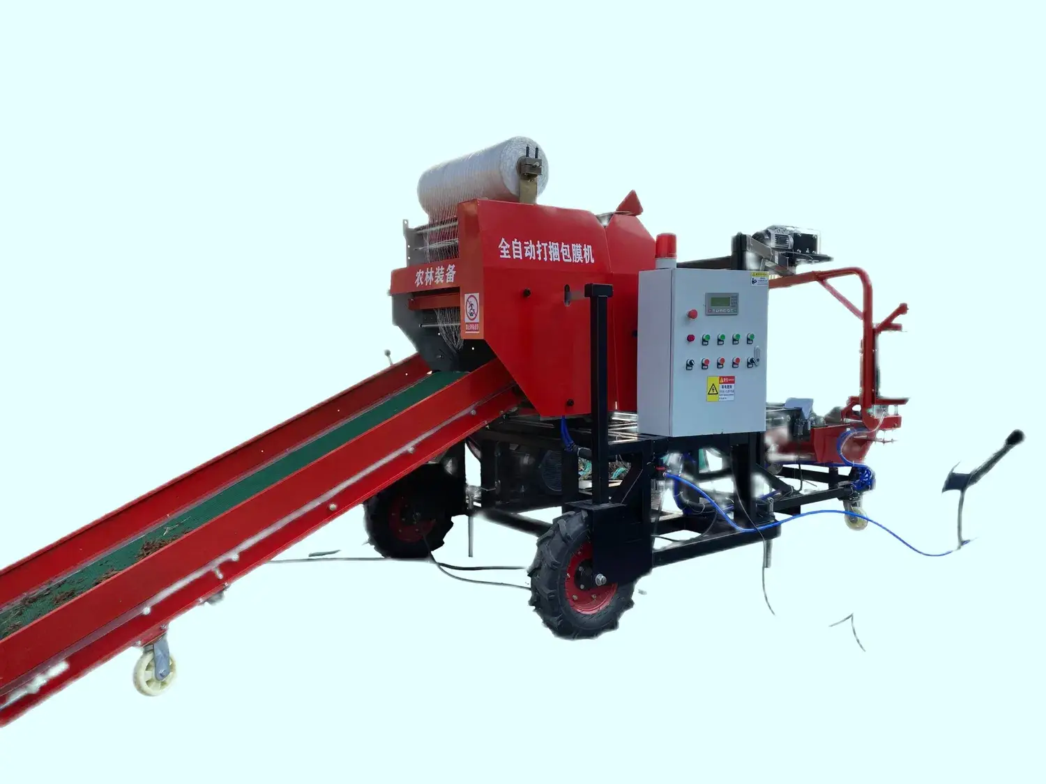 Máy ép silage tròn hiệu quả, kích thước dB70 4100mm x 1890mm x 1930mm