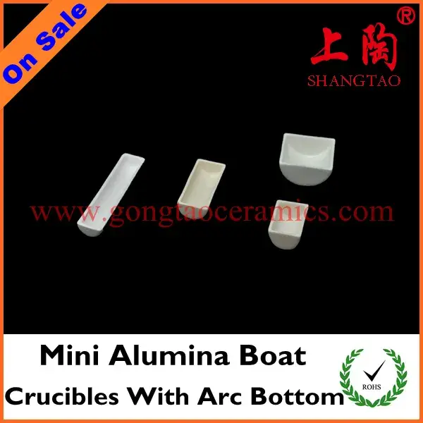 Bát nhôm mini crucible với thiết kế đáy cong độc đáo