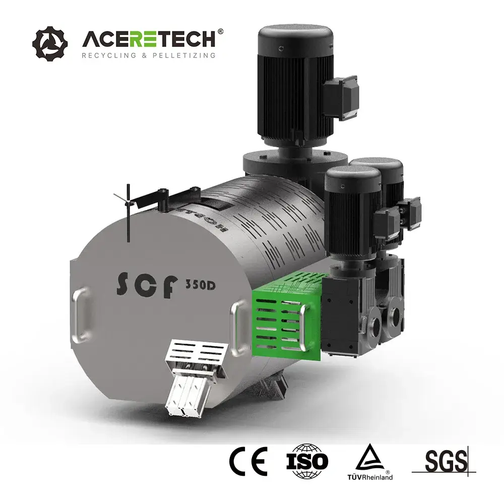 Thiết bị sản xuất tái chế chai nhựa của Aceretech - không sử dụng lưới