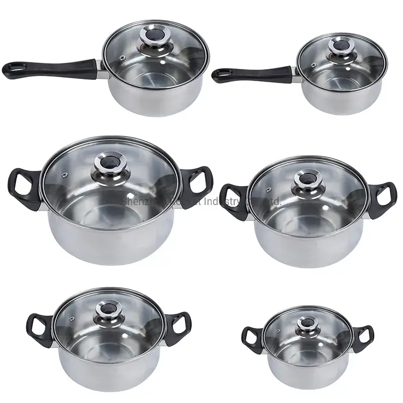 Bộ nồi inox với tay cầm Bakelite - Lựa chọn hoàn hảo cho bộ dụng cụ nấu ăn trong nhà bếp