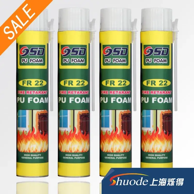 Keo silicone và bọt polyurethane chất cách nhiệt chống cháy hiệu quả