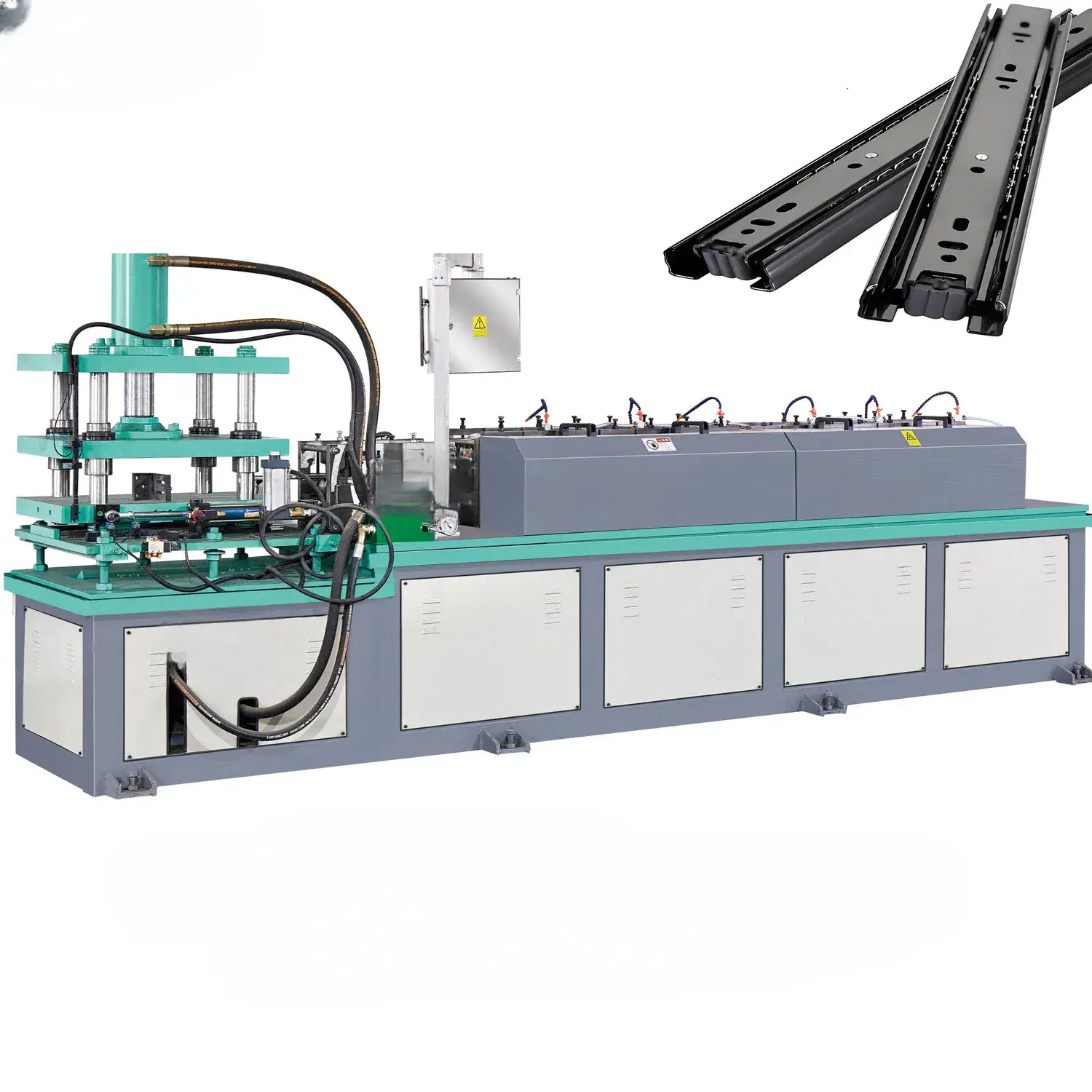 Máy chế tạo thiết bị lắp ráp ray trượt kênh kéo dài cho ngăn kéo bi thép kim loại - Sản phẩm chất lượng từ nhà cung cấp uy tín